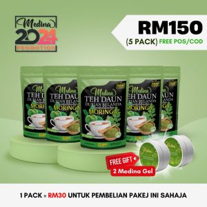 5 pek teh moringa