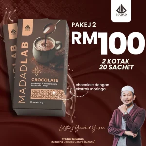 2 Kotak Coklat Madad - 20 Sachet
