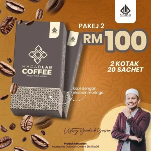 2 Kotak Kopi Madad - 20 Sachet